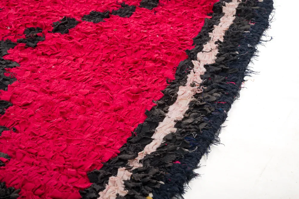 Tapis berbère marocain Boucherouite 310 x 145 cm