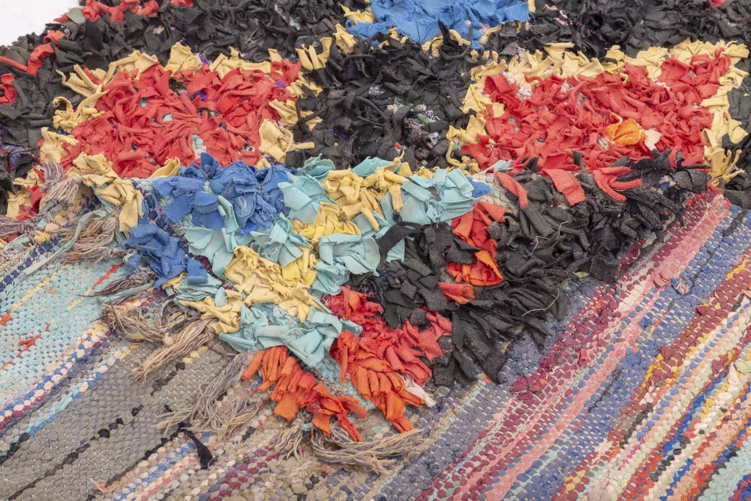 Tapis Marocain Berbère Boucherouite 260 x 125 cm