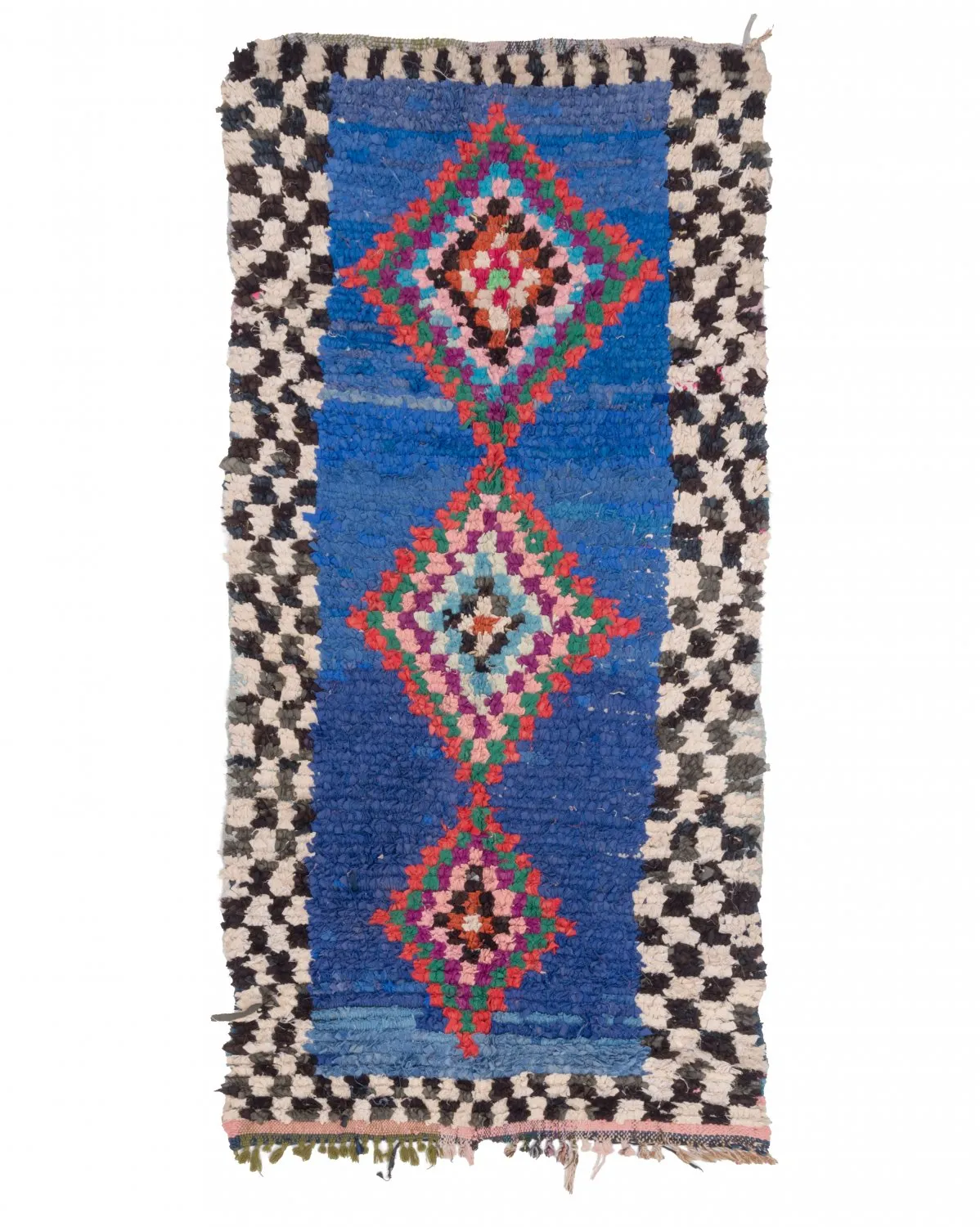 Tapis Marocain Berbère Boucherouite 285 x 90 cm