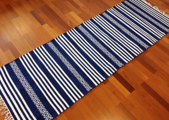 Flickenteppich - Ystad (blau)