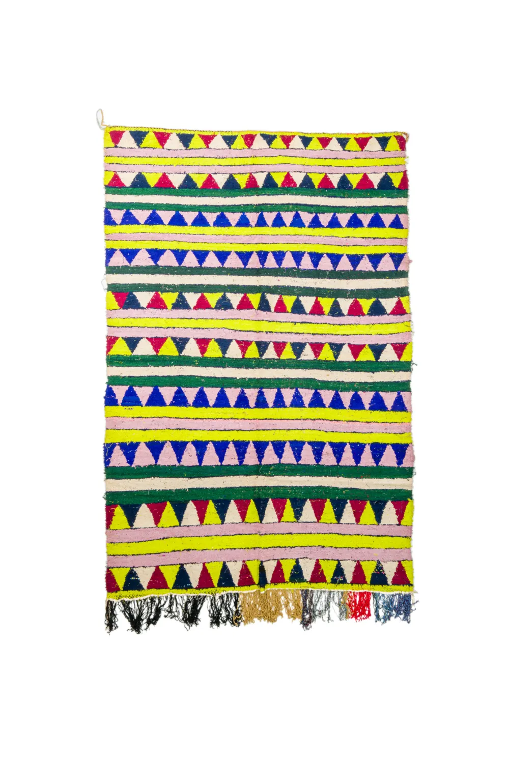 Tapis berbère marocain Boucherouite 170 x 255 cm