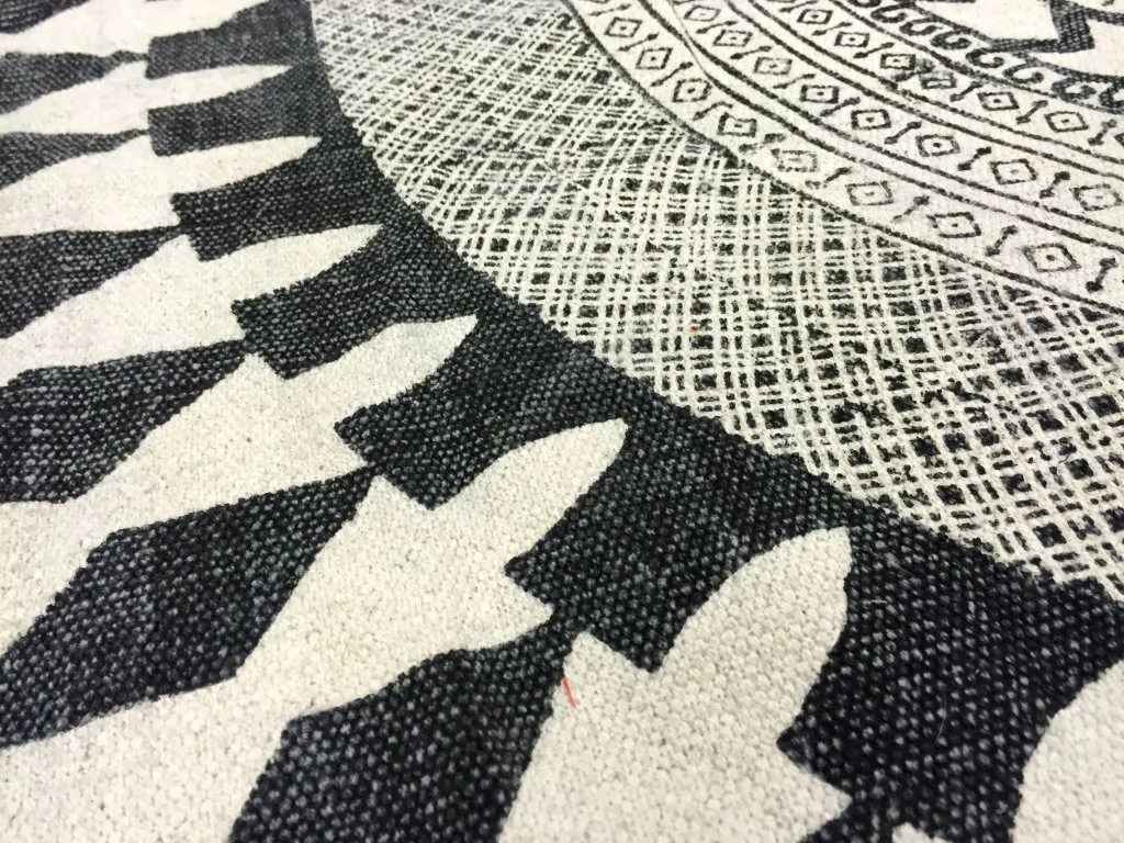 Tapis ronds - Marrakech (rond) (noir/blanc/gris)