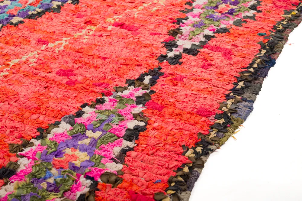 Marokkanischer Berber Teppich Boucherouite 360 x 170 cm