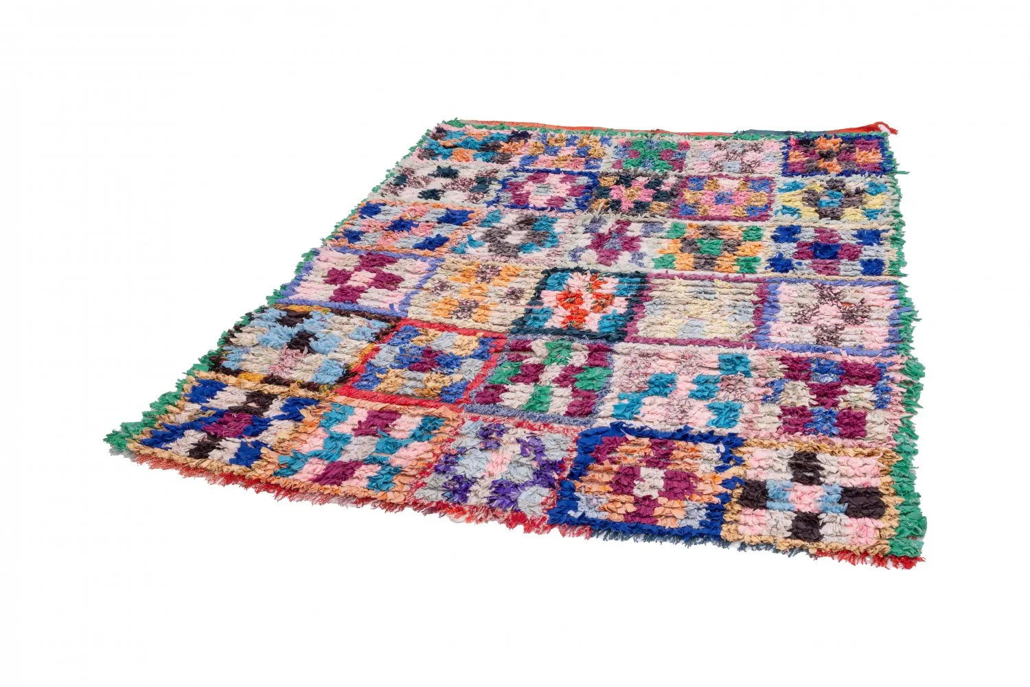 Tapis Marocain Berbère Boucherouite 195 x 150 cm