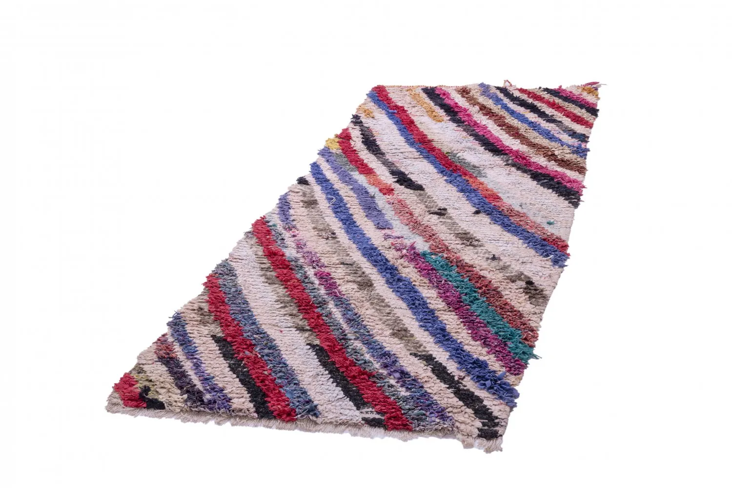 Tapis Marocain Berbère Boucherouite 250 x 100 cm