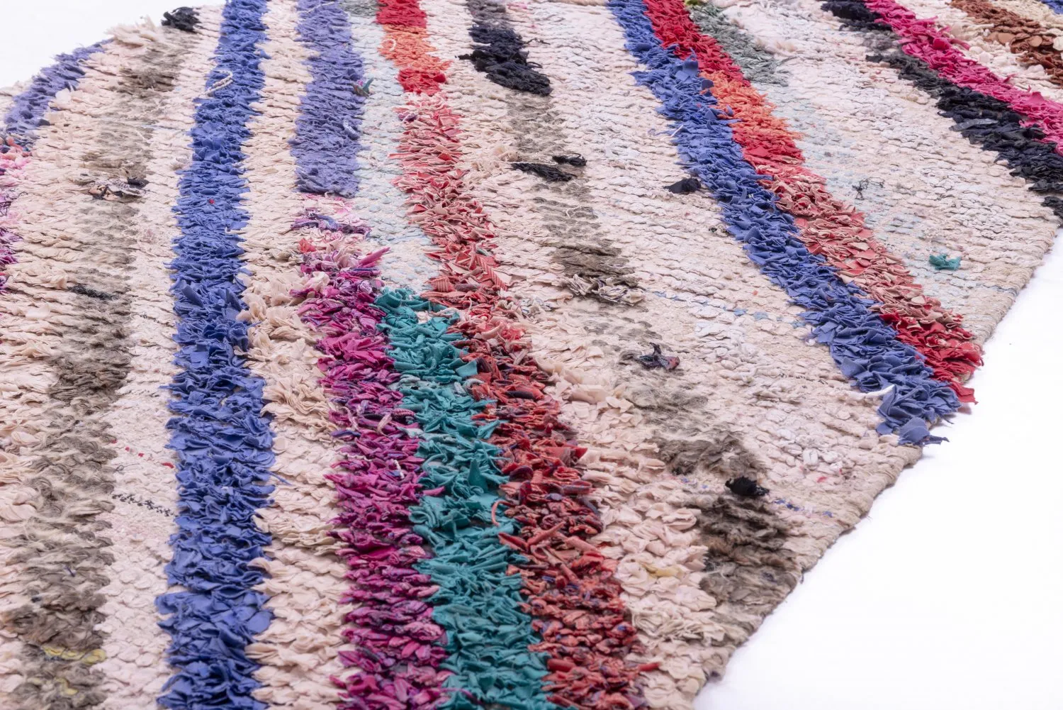 Tapis Marocain Berbère Boucherouite 250 x 100 cm