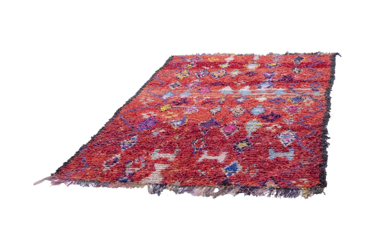 Tapis Marocain Berbère Boucherouite 215 x 155 cm