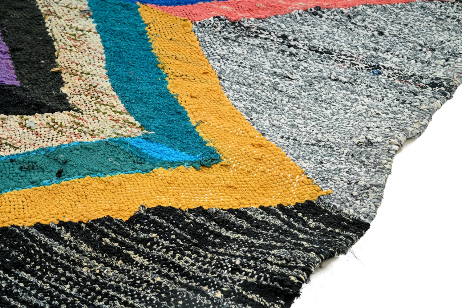 Marockansk Boucherouite-matta 140 x 235 cm