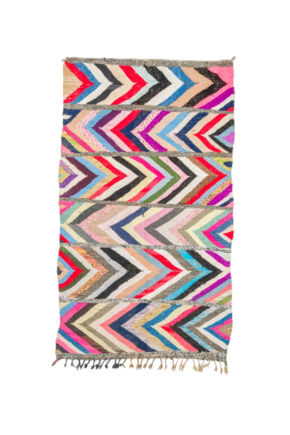 Marockansk Boucherouite-matta 165 x 270 cm