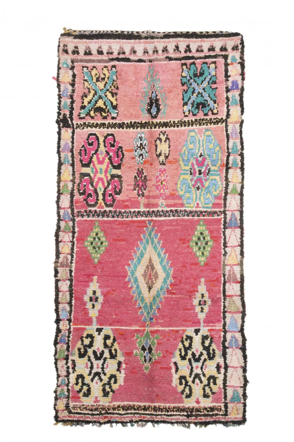 Tapis Marocain Berbère Boucherouite 240 x 105 cm