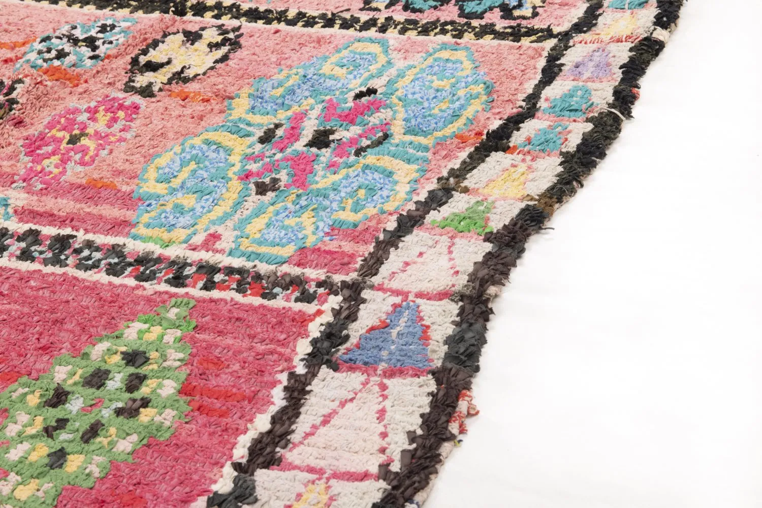 Tapis Marocain Berbère Boucherouite 240 x 105 cm