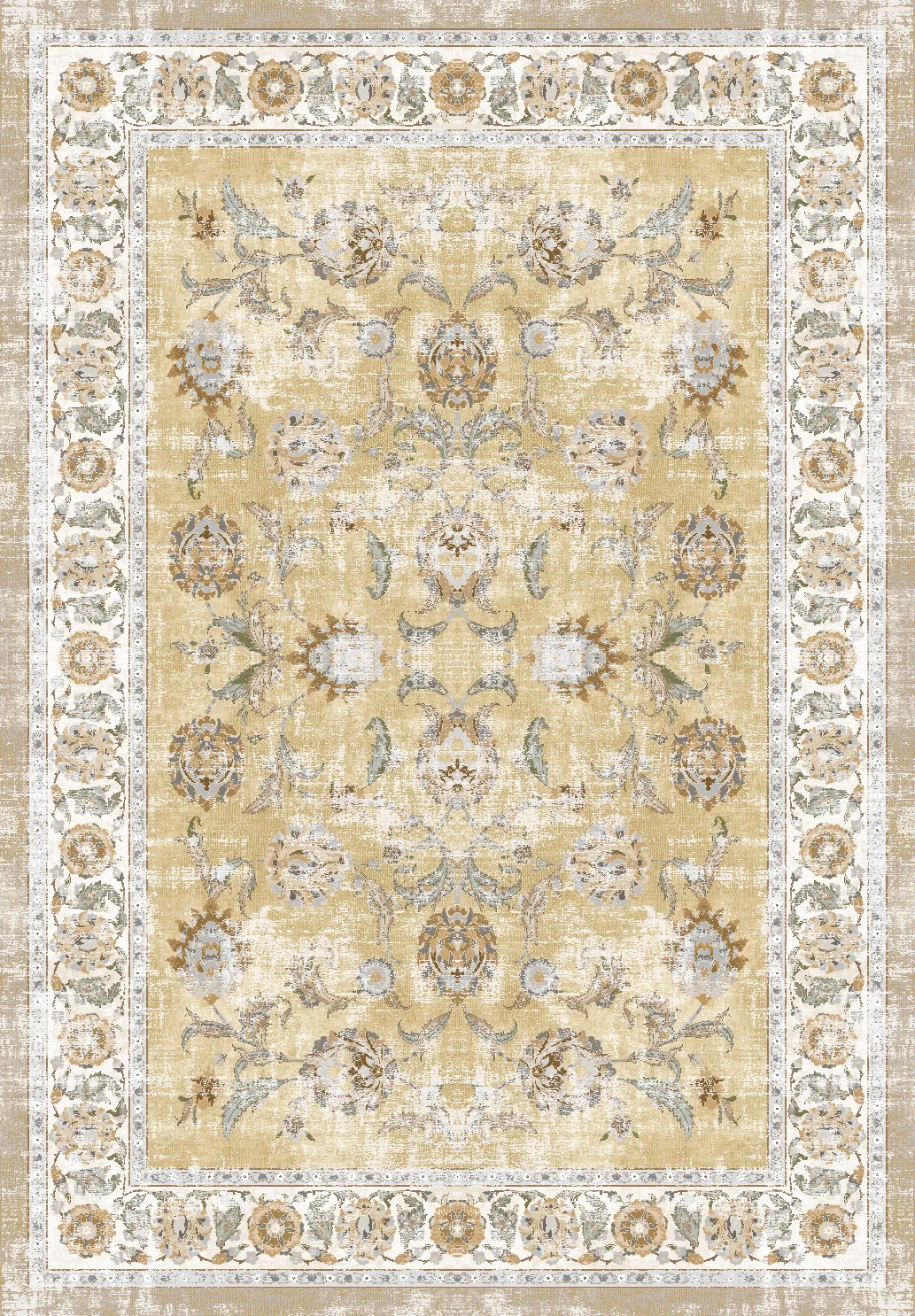 Tapis Wilton - Adeleine (ocre)