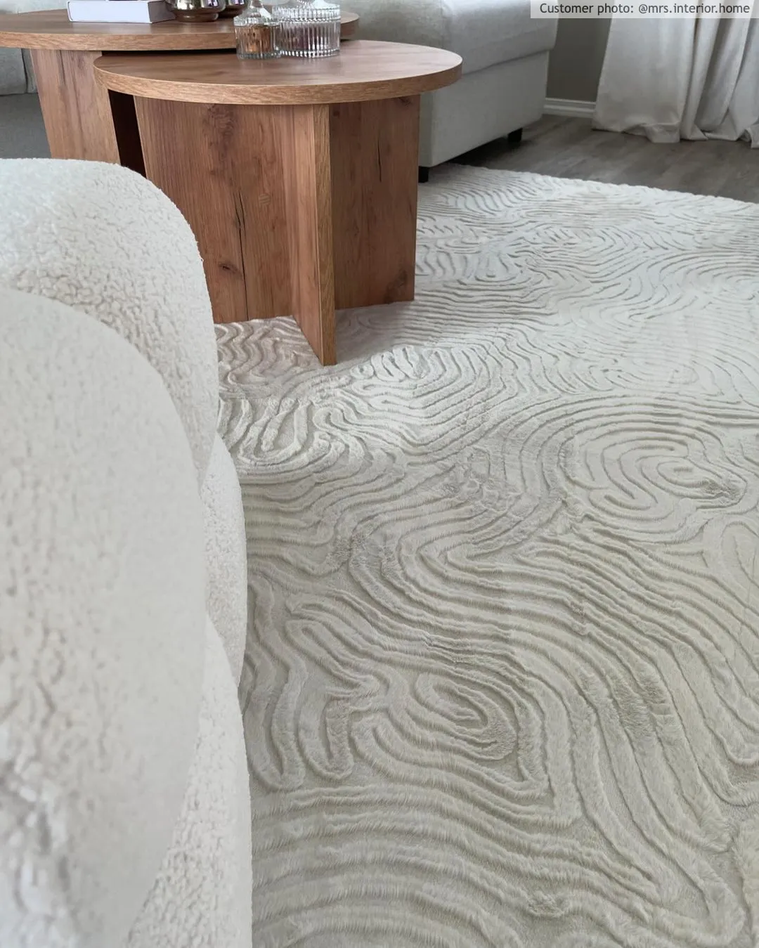 Hochflorteppiche - Amora (offwhite)