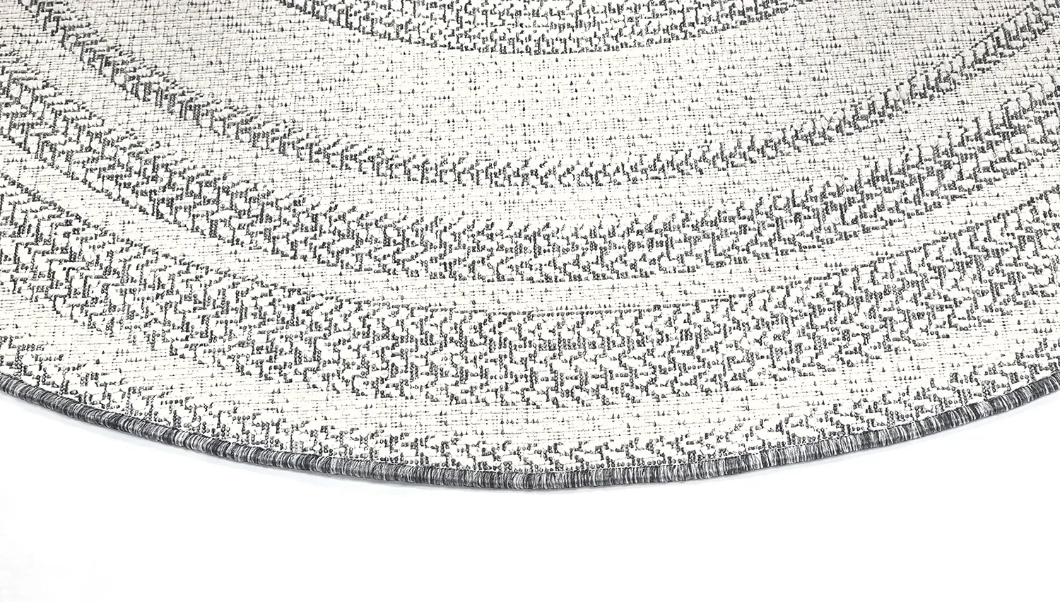 Runde Teppiche - Indoor/Outdoor Angus (grau)