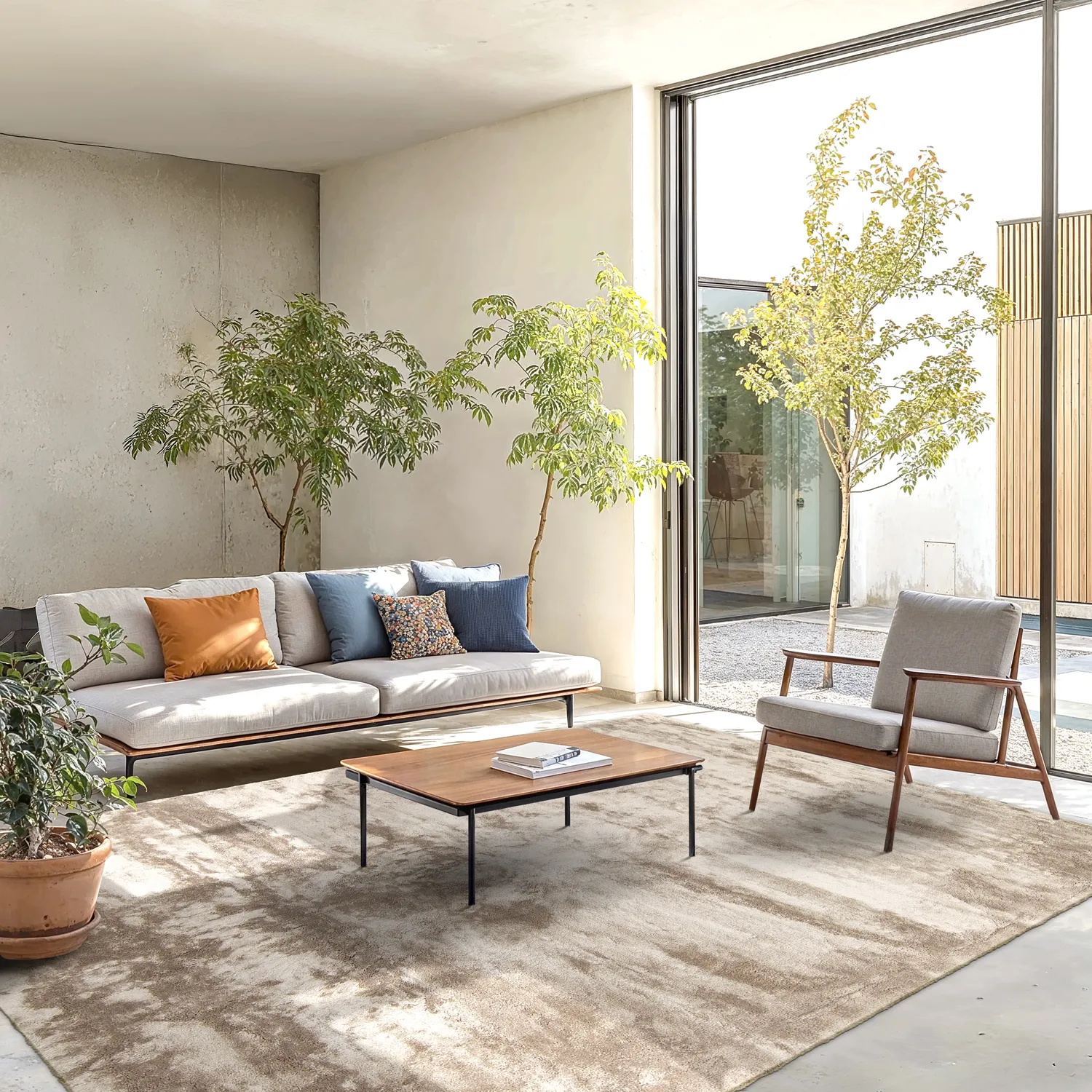 Hochflorteppiche - Aranga Super Soft Fur (braun)