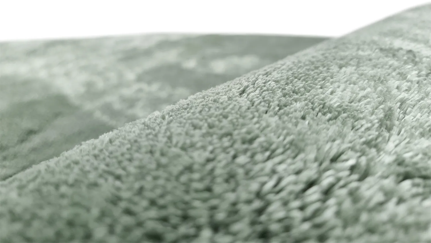 Runde Teppiche - Aranga Super Soft Fur (grün)