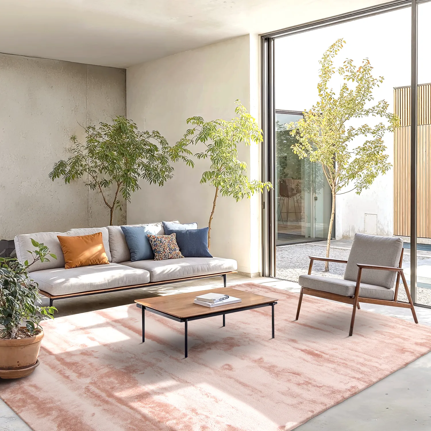 Hochflorteppiche - Aranga Super Soft Fur (rosa)