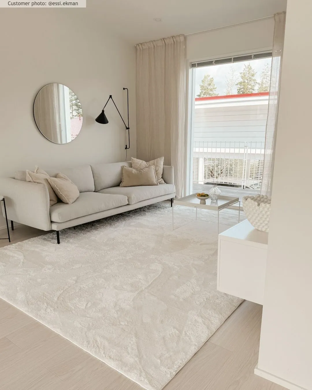 Hochflorteppiche - Aranga Super Soft Fur (weiß)