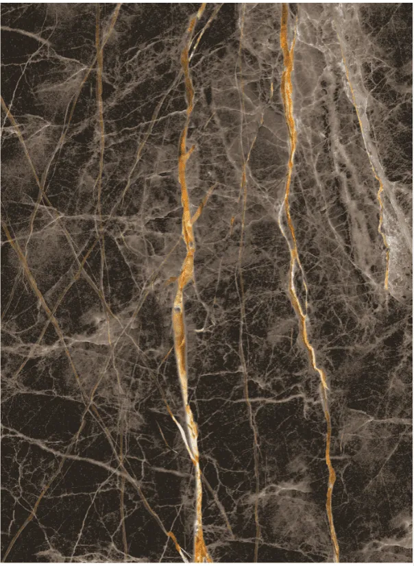 Wilton-Teppich - Aris (schwarz/gold)