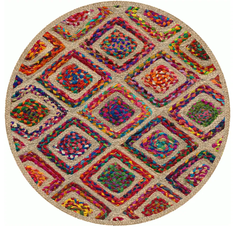 Rund Teppich - Arosa (bunt)