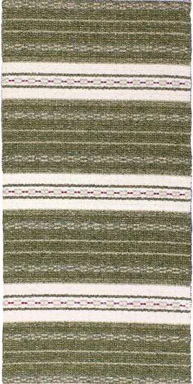 Kunststoffteppiche - Der Horred-Teppich Asta Mix (oliv)