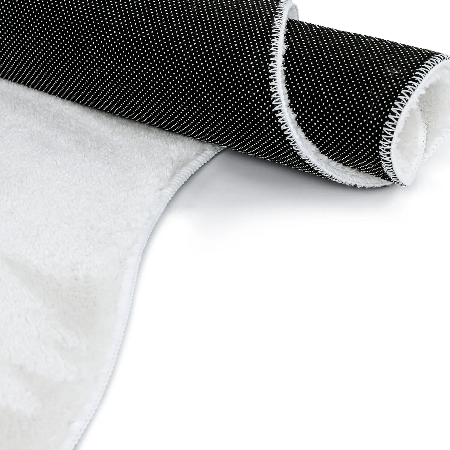 Asymmetrischer Wellen-Hochflor-Teppich - Aranga Super Soft Fur (weiß)