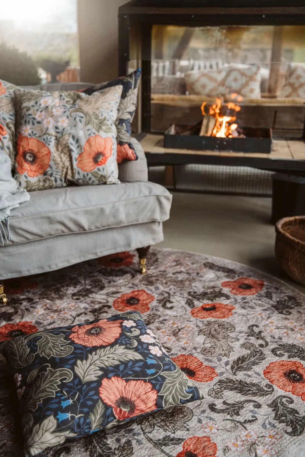 Kissenbezug - Poppy (schwarz)