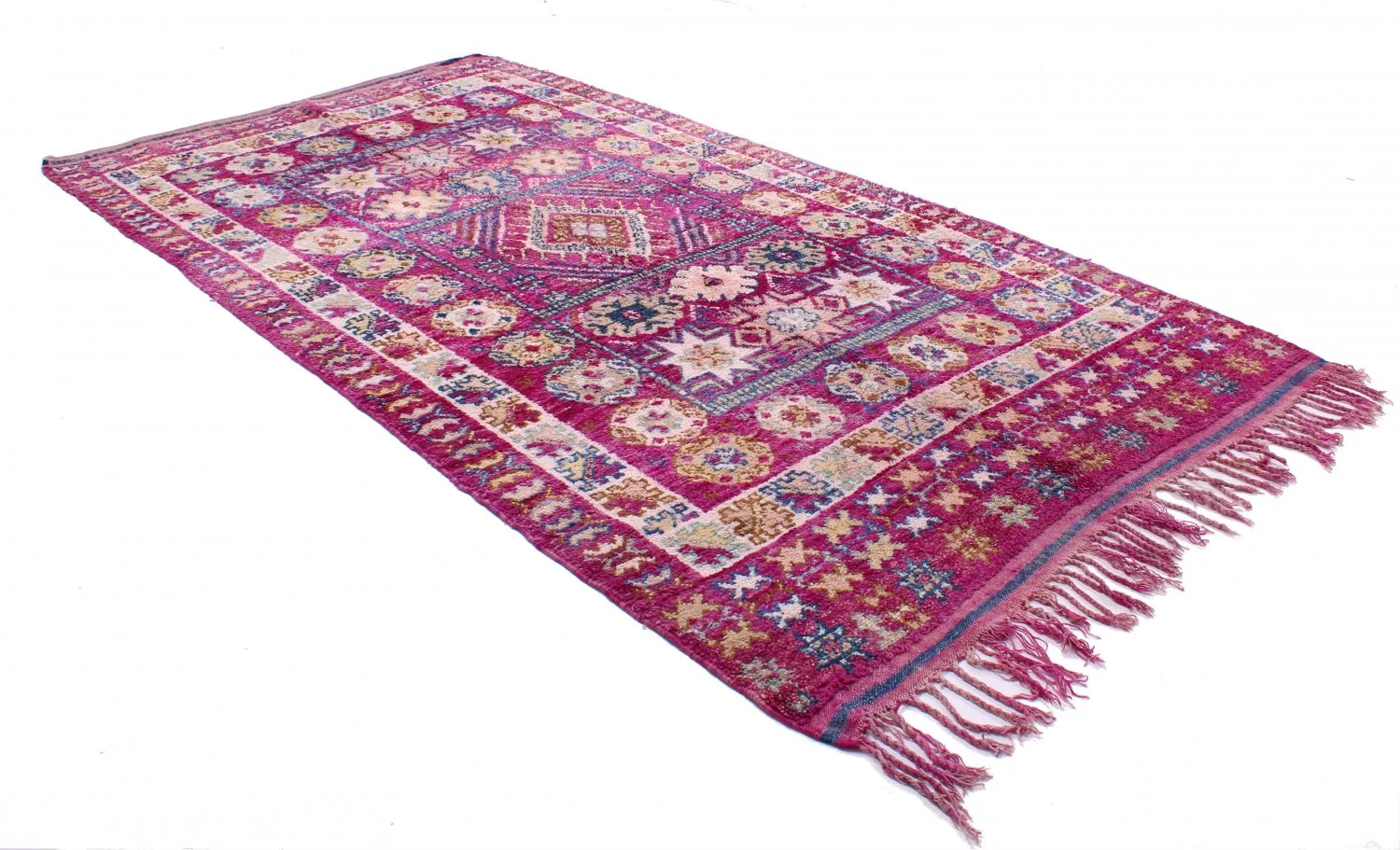 Kelim Marokkanische Berber Teppich Azilal 370 x 190 cm