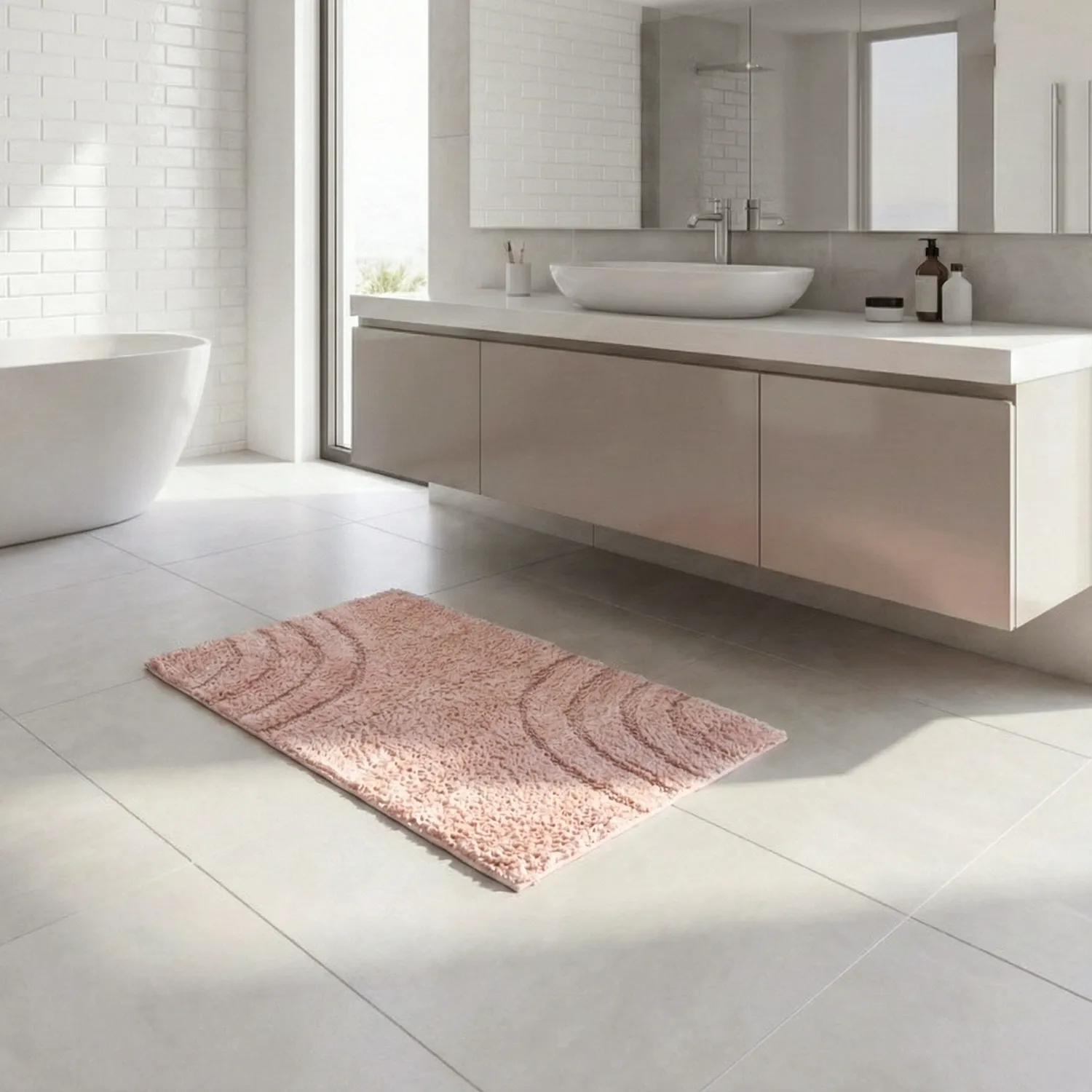 Badezimmerteppich - Eliza (rosa)