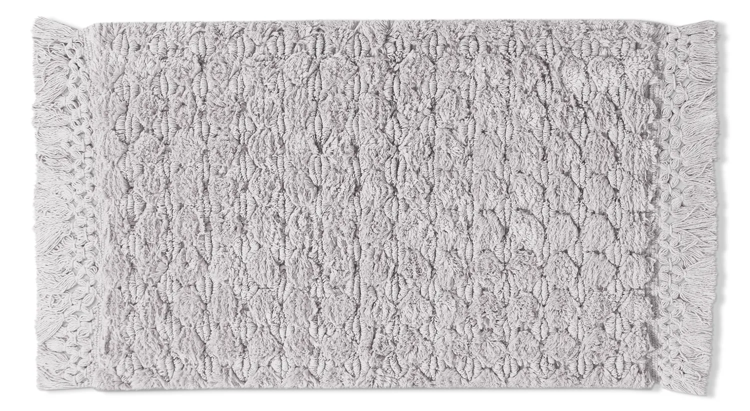 Tapis de salle de bain - Elvie (gris clair)