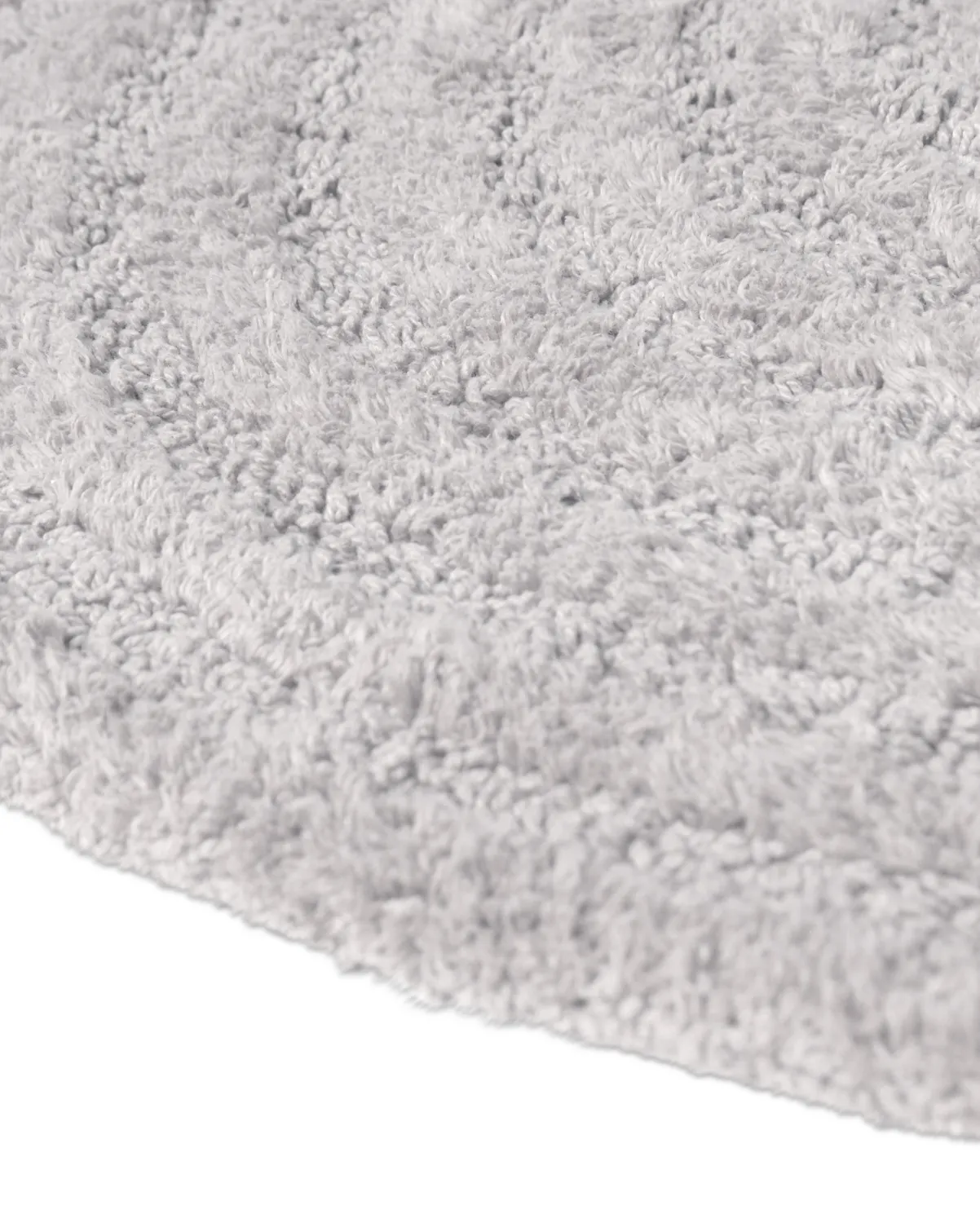 Runder badezimmerteppich - Embla (hellgrau)