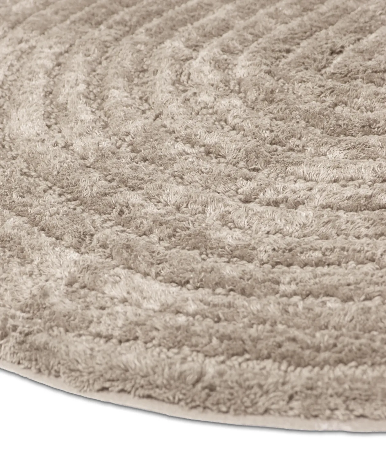 Runder badezimmerteppich - Evena (beige)