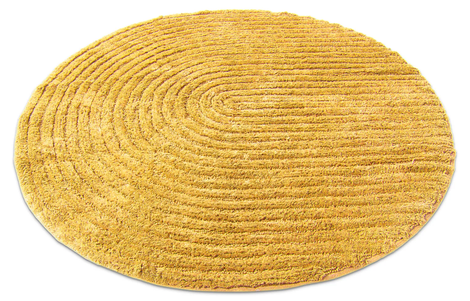 Runder badezimmerteppich - Evena (gelb)