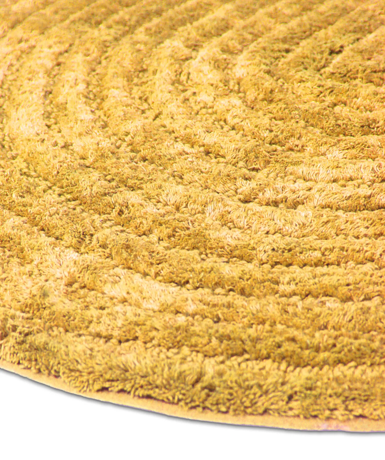 Runder badezimmerteppich - Evena (gelb)