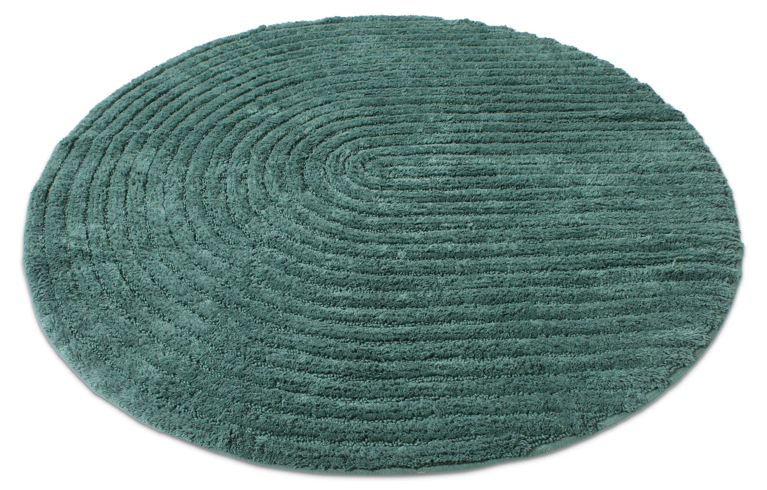 Runder badezimmerteppich - Evena (dunkelgrün)