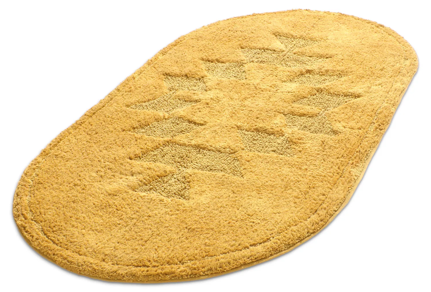 Ovaler badezimmerteppich - Gertie (gelb)