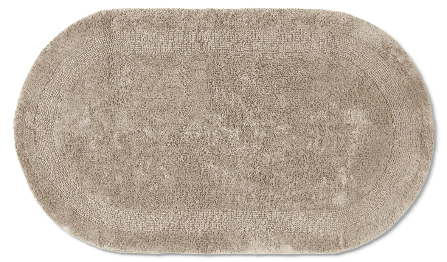 Ovaler badezimmerteppich - Nila (beige)