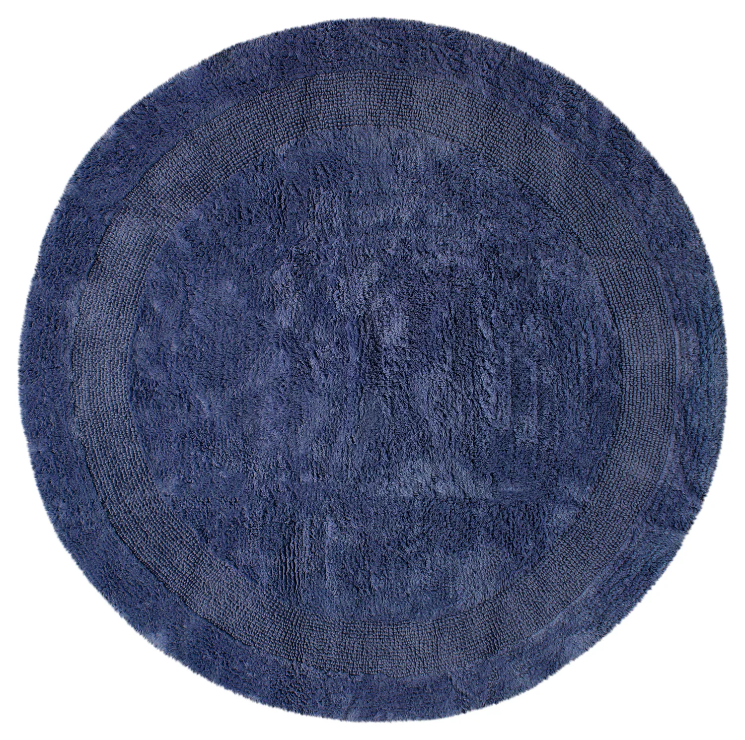 Runder badezimmerteppich - Nila (blau)