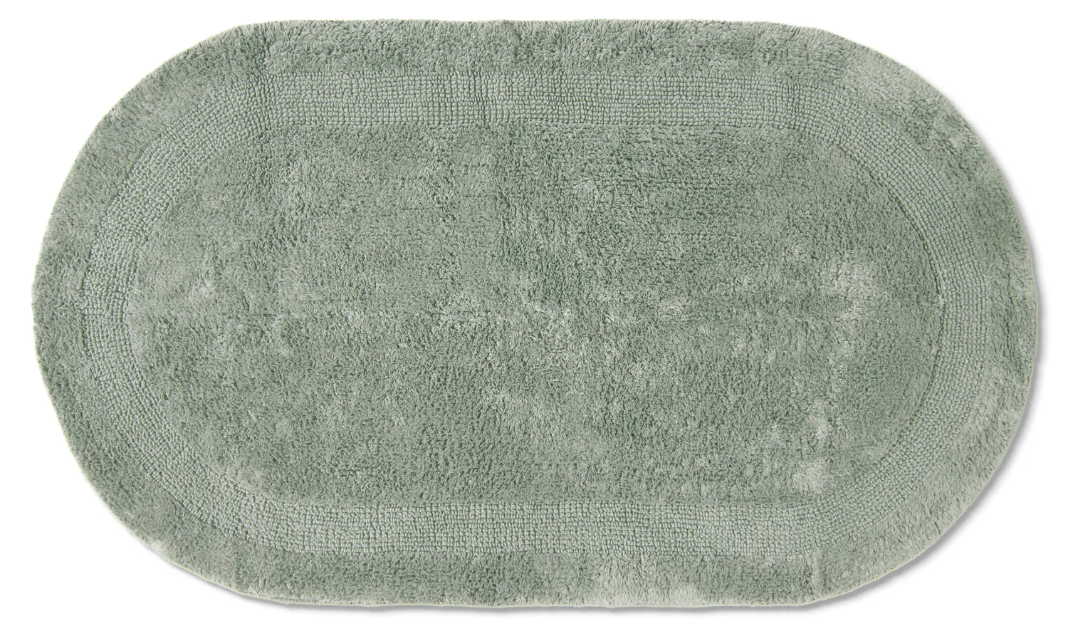Ovaler badezimmerteppich - Nila (hellgrün)