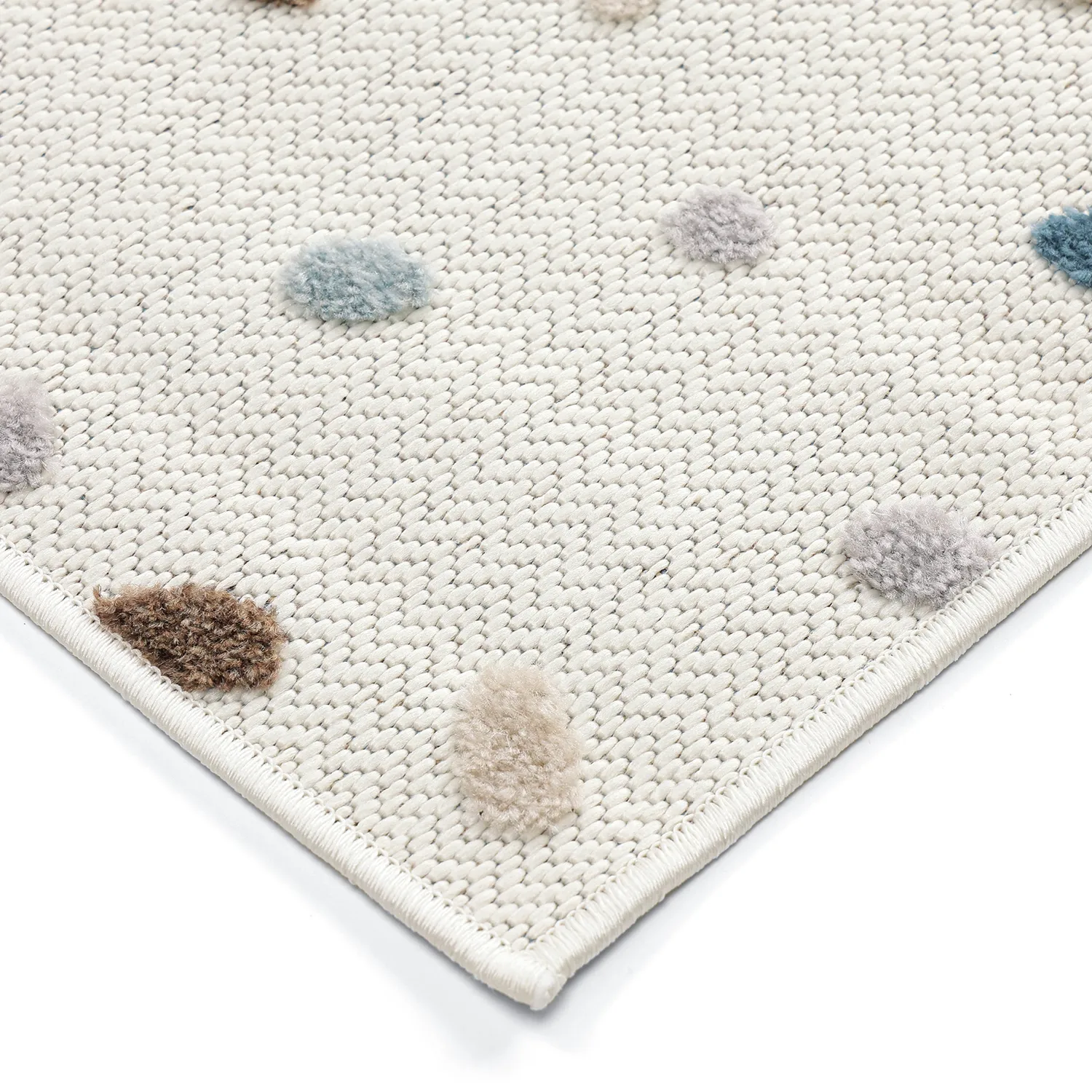 Kinderteppich - Confetti (creme/mehrfarbig)