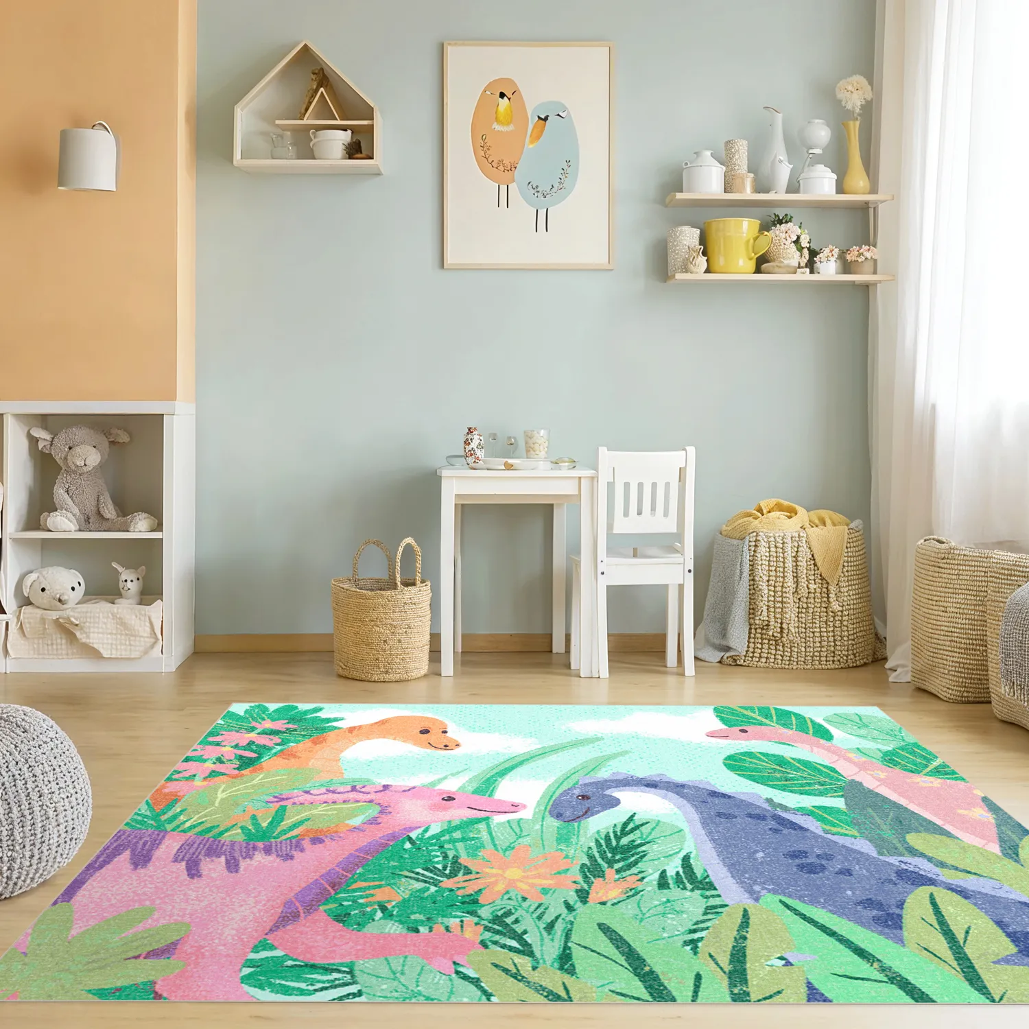 Kinderteppich - Dino Friends (multi)