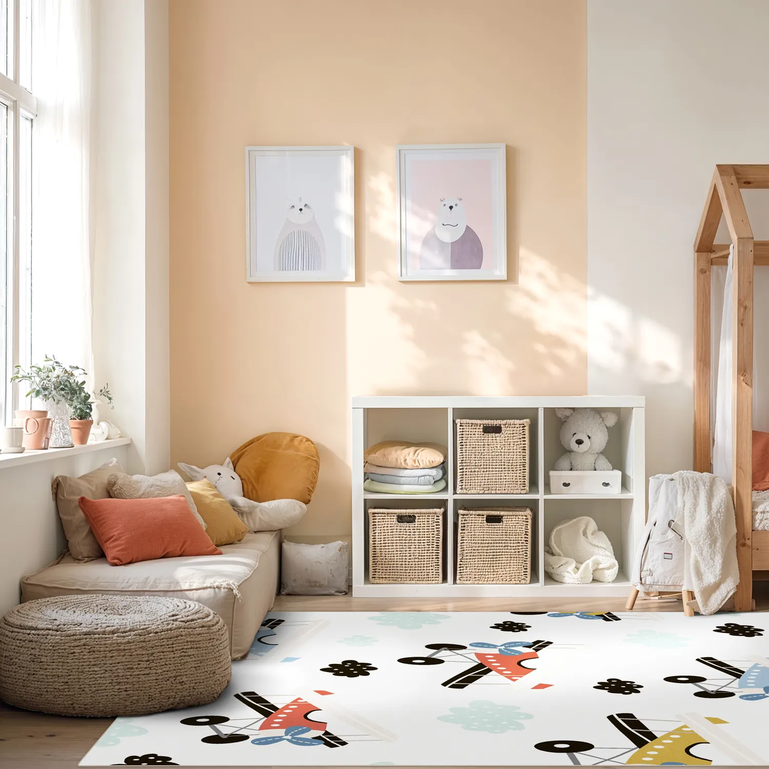 Kinderteppich - Plane Travel (multi)