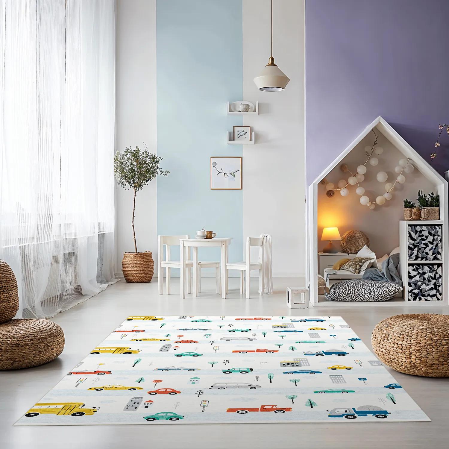 Kinderteppich - Road Cars (multi)