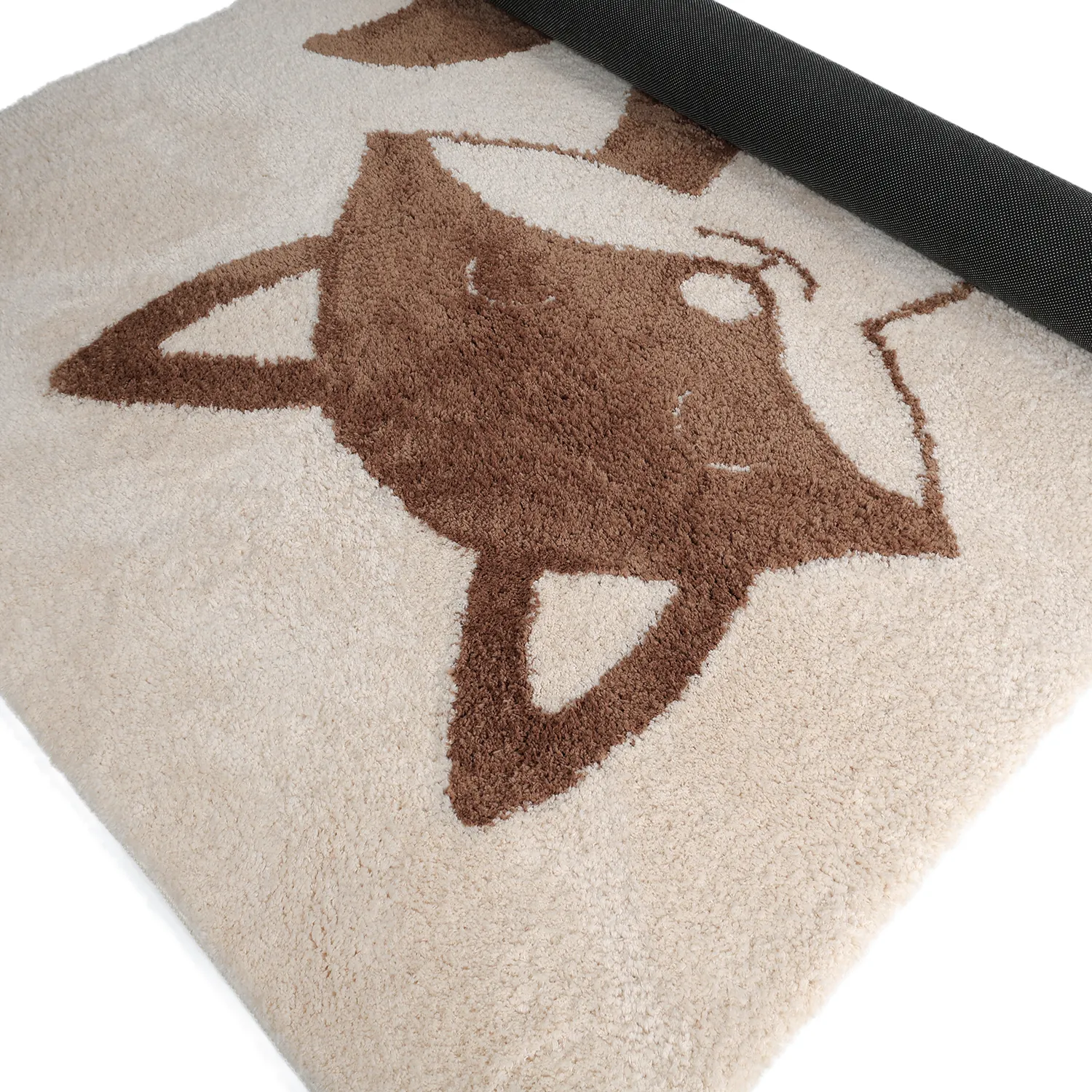 Kinderteppich - Soft Fox (creme/braun)