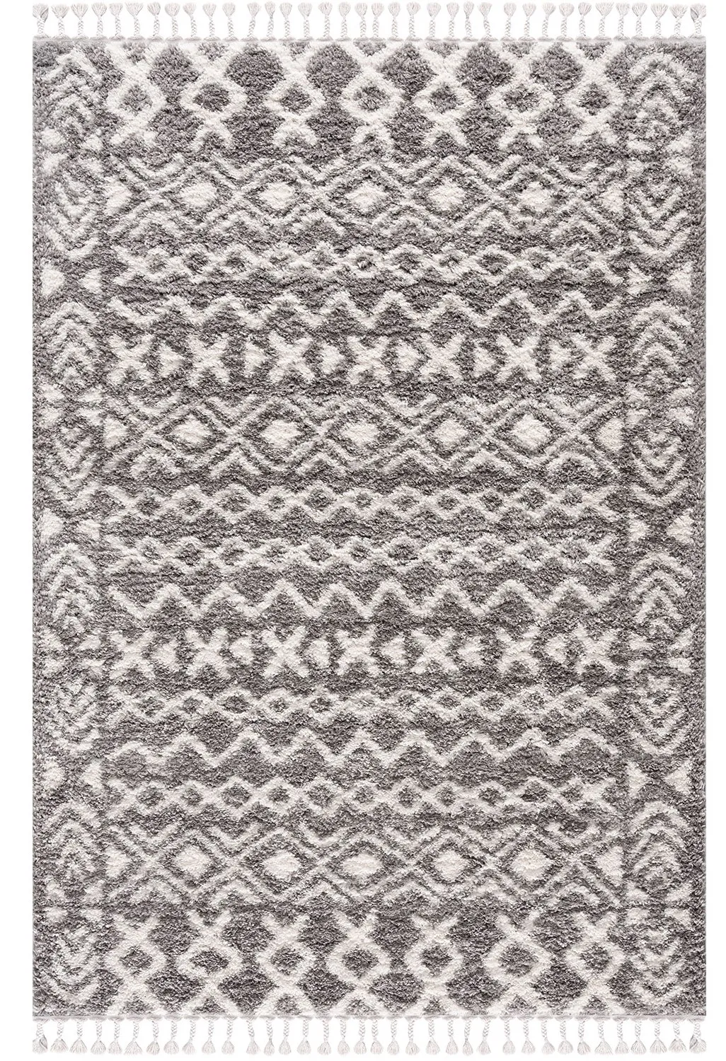 Hochflorteppiche - Loja (grau)