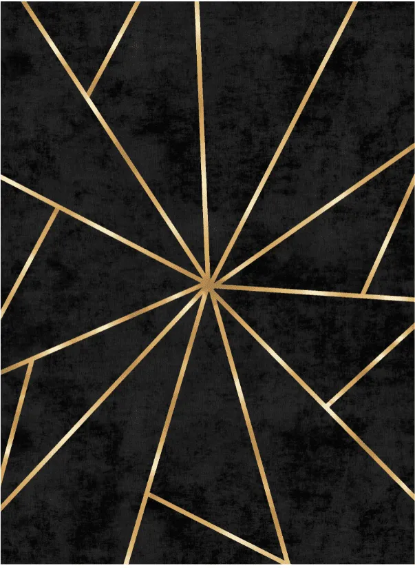 Wilton-Teppich - Bellizzi (schwarz)