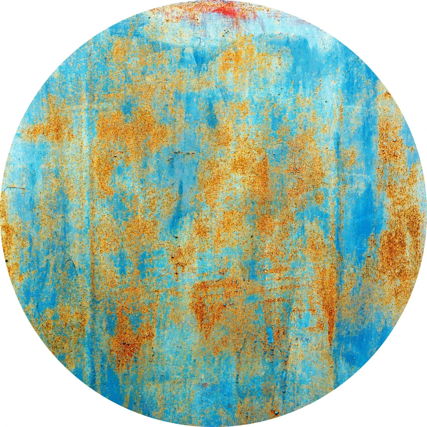 Rund Teppich - Molina (blau)