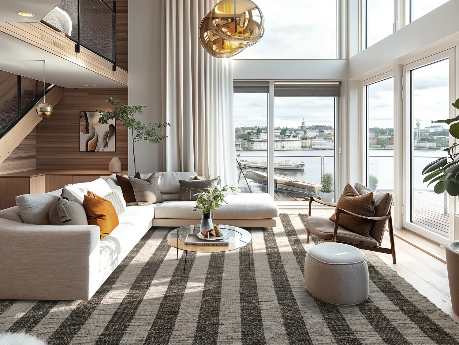 Baumwollteppich - Hedda (schwarz)