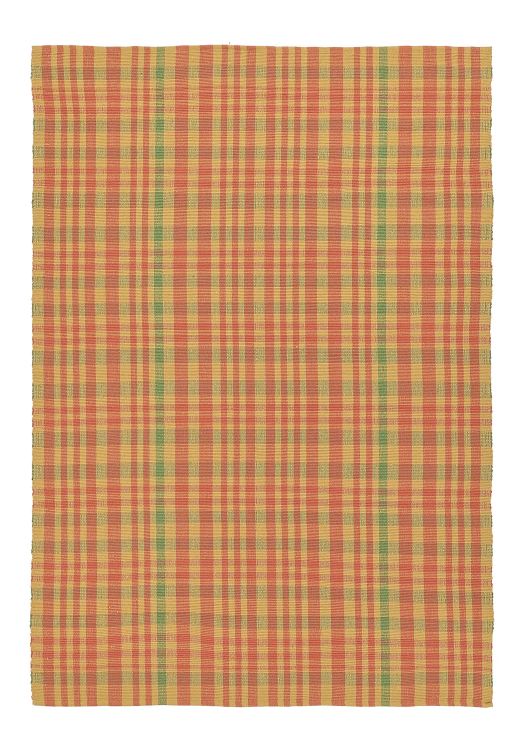 Baumwollteppich - Husvik (senf/mehrfarbig)