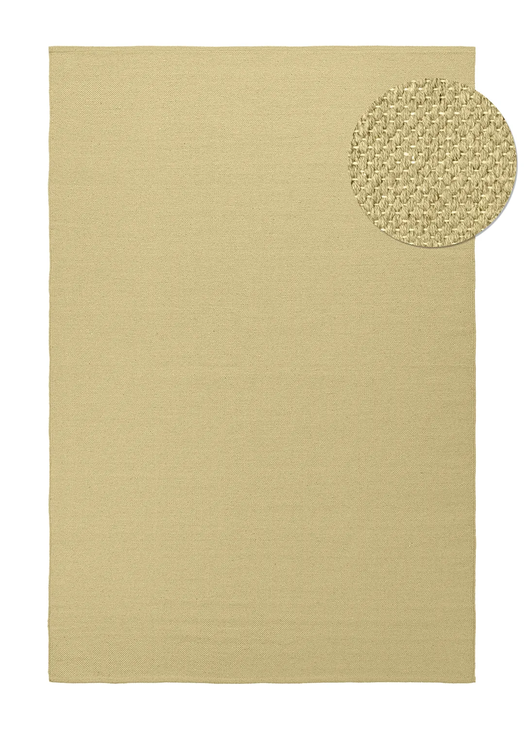 Baumwollteppich - Rigolet (gelb)